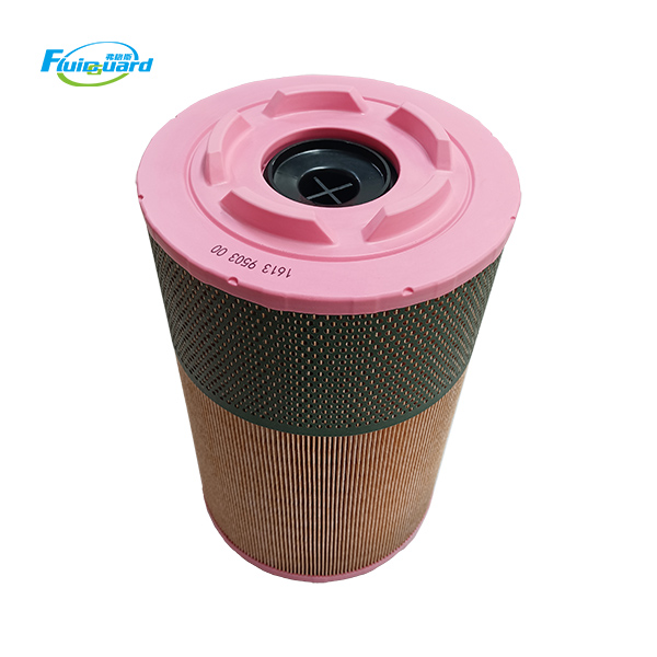 1613950300 Air Filter Element Cartridge Applied To Air Compressor