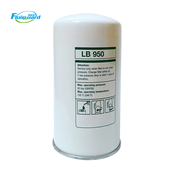 LB950 Spin-On Air Oil Separator Filter Element For Air Compressor