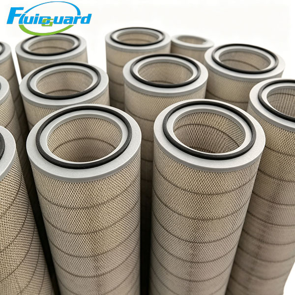 320*1000 Industrial Pleated Dust Collector Filter Cartridge